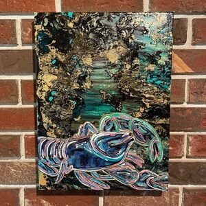 The Lobster Acrylic Art of Canvas